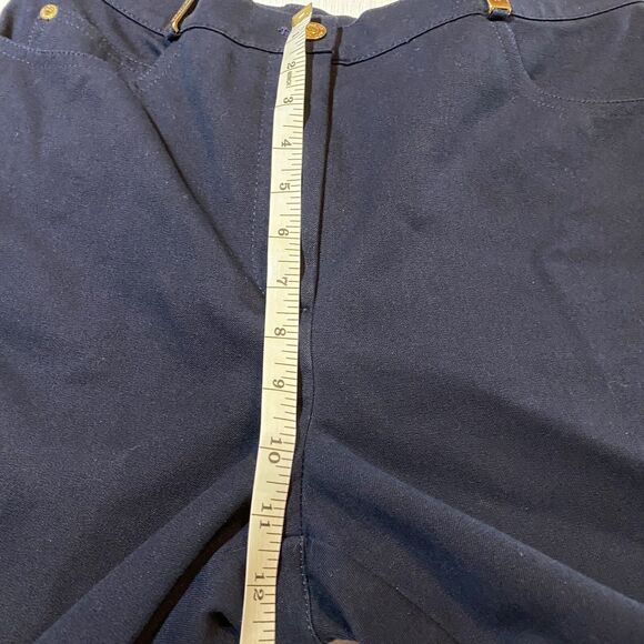 St. John Sport by Marie Gray Navy High Rise Trousers Women's size 6 - Picture 15 of 16